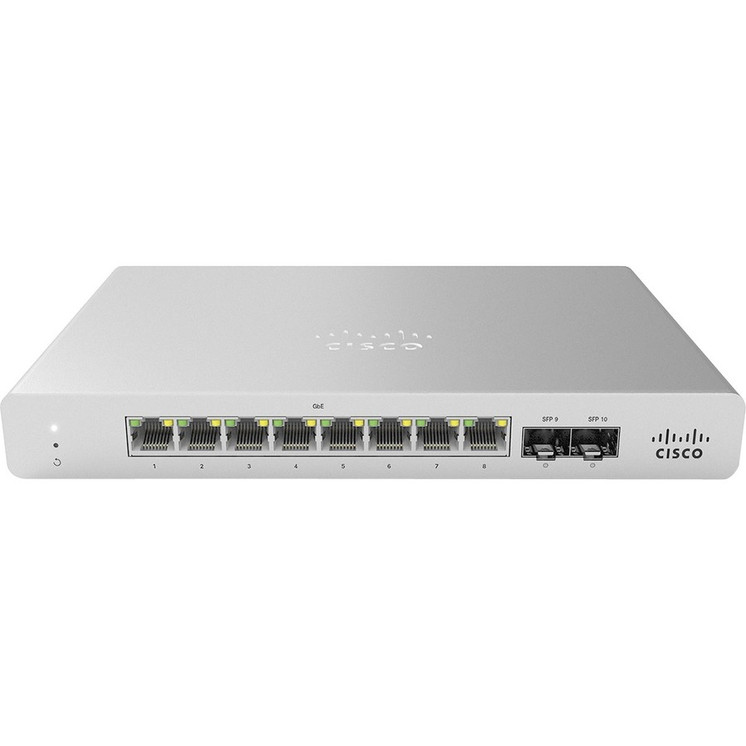Meraki (MS120-8FP-HW) MS120-8FP 1G L2 Cloud Managed 8x GigE 127W PoE Switch