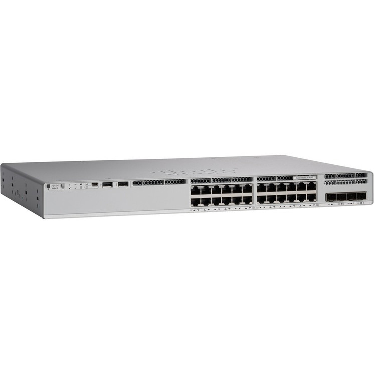 Cisco (C9200L-24T-4X-E-RF) Catalyst C9200L-24T-4X Ethernet Switch