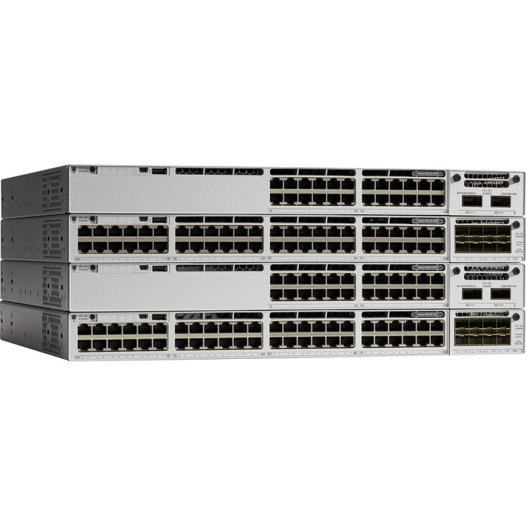 Cisco (C9300-24S-A-RF) Catalyst 9300 24-port Modular Uplinks 1G SFP, Network Advantage