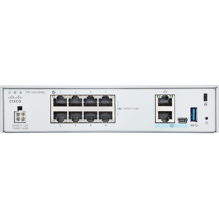 Cisco (FPR1010-NGFW-K9-RF) Firepower 1010 Network Security/Firewall Appliance