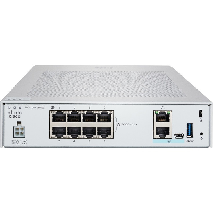 Cisco (FPR1010-NGFW-K9-RF) Firepower 1010 Network Security/Firewall Appliance