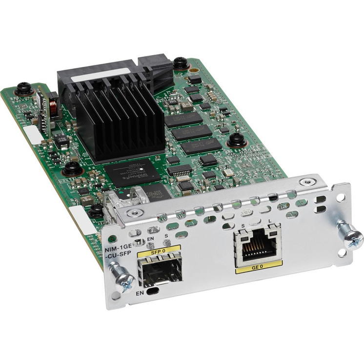 Cisco (NIM-1GE-CU-SFP) 1-Port Gigabit Ethernet WAN NIM