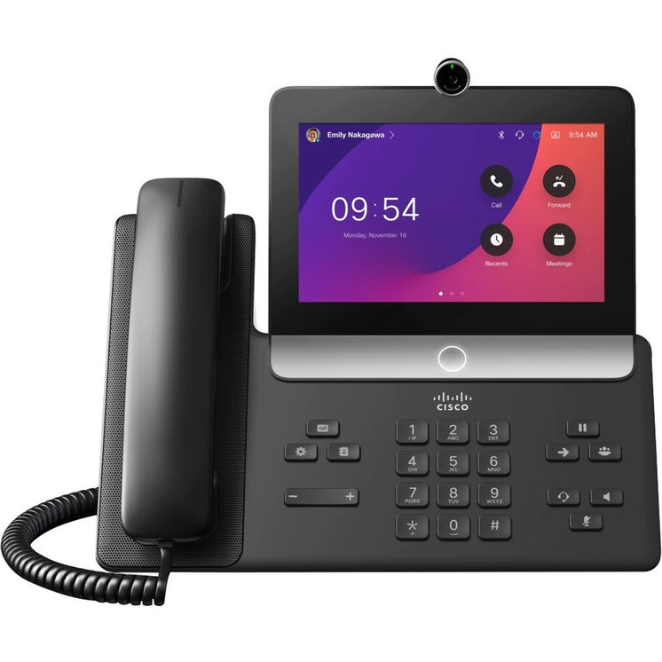 Webex (CP-8875-K9=) Video Phone 8875, Carbon Black