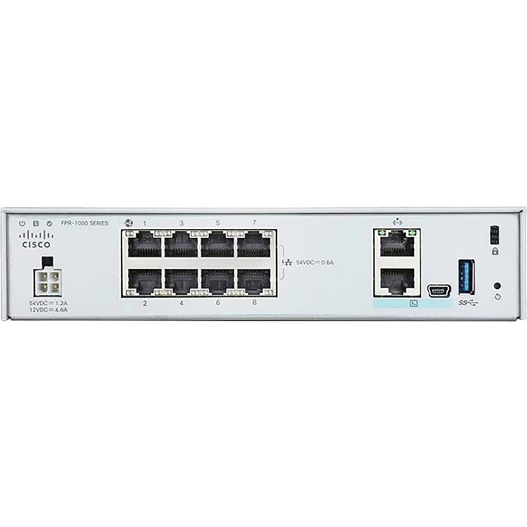 Cisco (FPR1010E-ASA-K9) Firepower FPR-1010 Network Security/Firewall Appliance