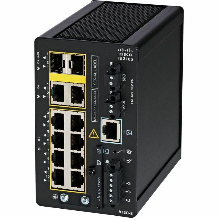 Cisco (IE-3105-8T2C-E) Catalyst IE3100 Rugged Ethernet Switch