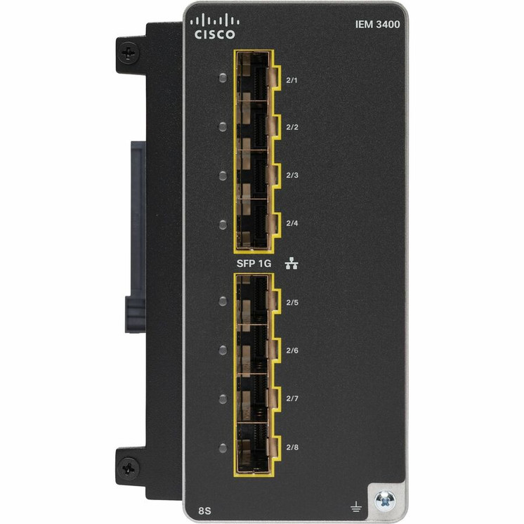Cisco (IEM-3400-8T-RF) Catalyst IE3400 Rugged 8 Port GE Adv Exp Module