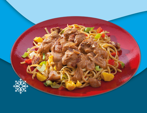 Kipsaté met Bami