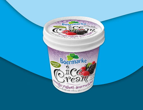 Roomijs yoghurt-bosvruchten