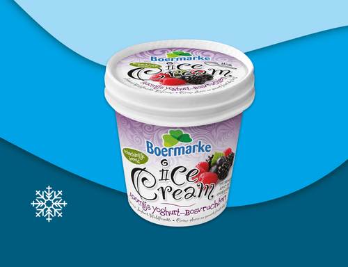 Roomijs yoghurt-bosvruchten