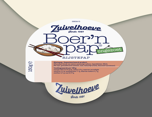 Boer'n rijstepap gezoet