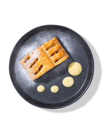 Appelstrüdel met vanillesaus
