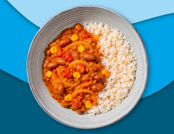 Chili con carne met rijst