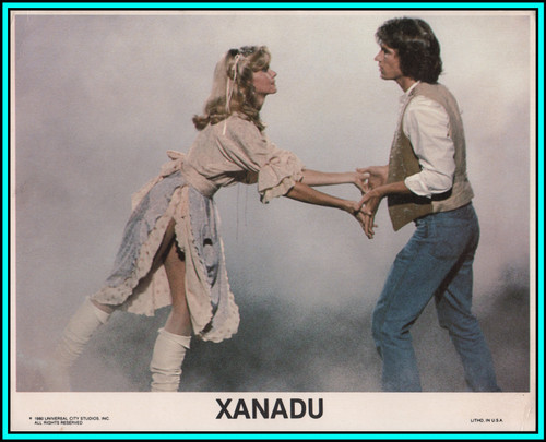 OLIVIA NEWTON JOHN & MICHAEL BECK in "Xanadu" - Original Vintage Photo - 1980