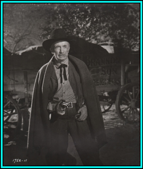 WALTER BRENNAN in "Drums Across The River" - Original Vintage PORTRAIT - 1954 WALTER BRENNAN in "Drums Across The River" - Original Vintage PORTRAIT - 1954