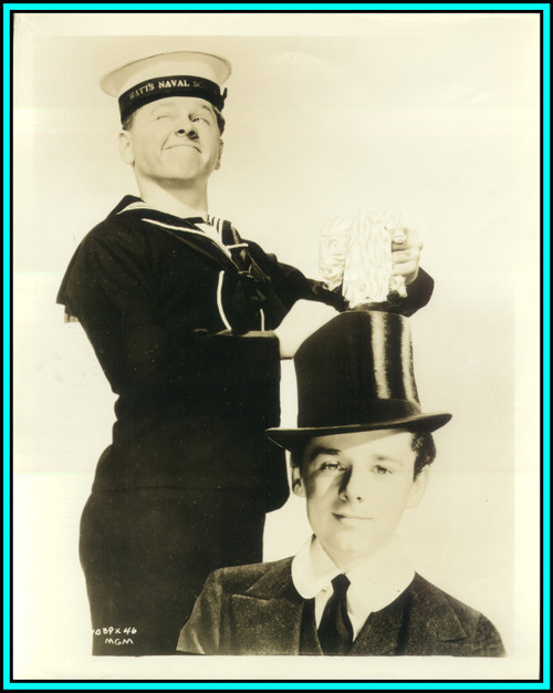 MICKEY ROONEY & FREDDIE BARTHOLOMEW in "Lord Jeff" - Original Vintage Photo 1938
