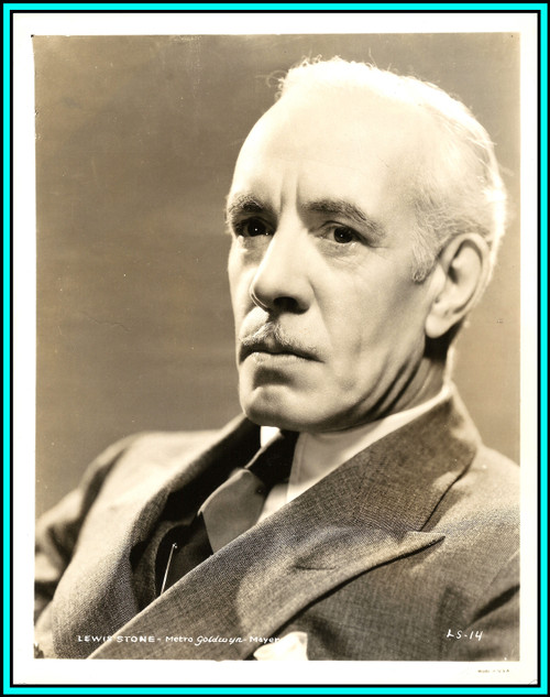 LEWIS STONE - US Actor - Original MGM Vintage PORTRAIT - 1930's