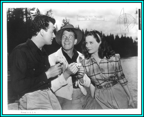 JEANNE CRAIN & CORNEL WILDE in "Leave Her to Heaven" - Original Vintage Photo 1945