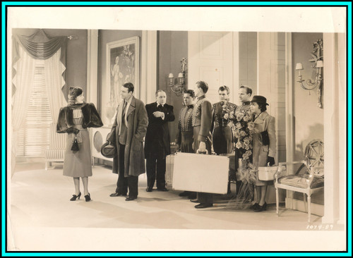 JEANETTE MACDONALD & LEW AYRES in "Broadway Serenade" - Original Vintage Photo 1939