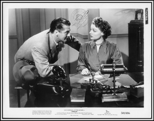 ANN SHERIDAN & VICTOR MATURE in "Stella" - Original Vintage Photo 1950