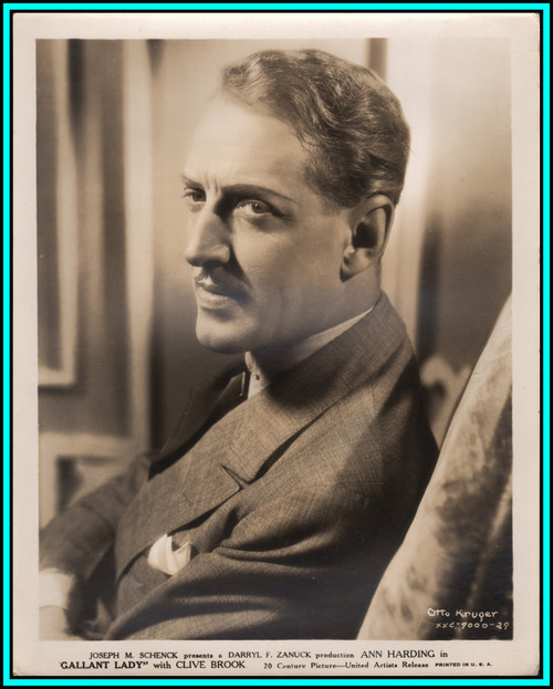 OTTO KRUGER in "Gallant Lady" - Original Vintage PORTRAIT - 1933