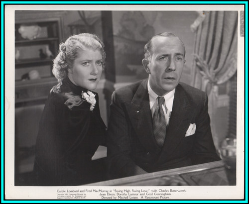 JEAN DIXON & CHARLES BUTTERWORTH in "Swing High, Swing Low" - Original Photo 1937