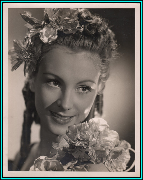 JANINE DARCEY in "Cavalcade D'Amour" - Original Oversized PORTRAIT 1939