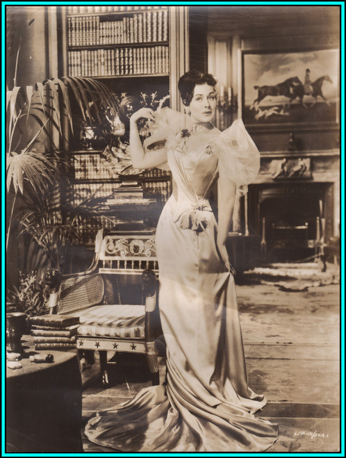 PAULETTE GODDARD in "An Ideal Husband" - Original Vintage Oversized PORTRAIT 1947
