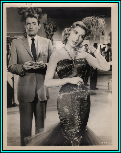 DOLORES GRAY & GREGORY PECK in "Designing Woman" - Original Vintage Photo 1957