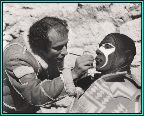 DAVID CARRADINE in "Circle of Iron" - Original Make Up Before Movie Photo 1978