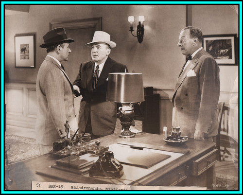 GEORGE RAFT & PAT O'BRIEN in "Dangerous Profession" - Original Vintage Photo 1949