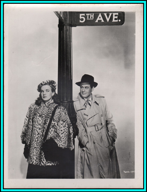 GALE STORM & DON DEFORE in "It Happened on Fifth Avenue" - Original  Photo 1947