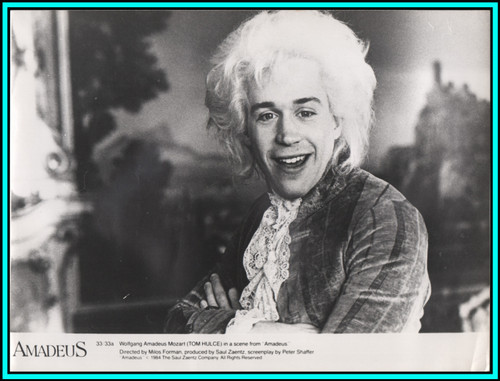 TOM HULCE in "Amadeus" - Original Vintage PORTRAIT - 1984