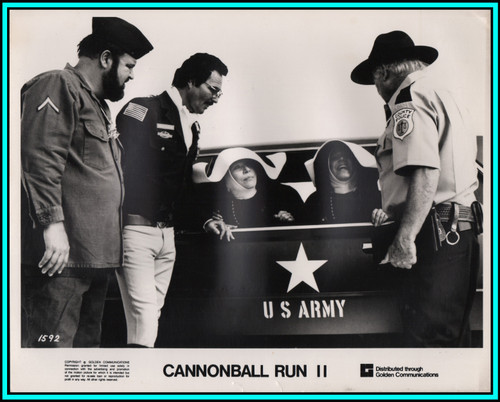 MARILU HENNER & BURT REYNOLDS in "Cannonball Run II" - Original Photo 1989