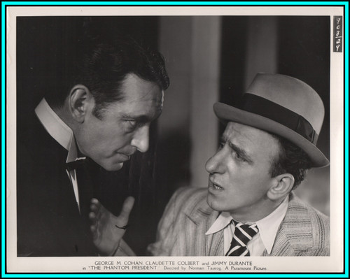 JIMMY DURANTE in "The Phantom President" - Original Vintage Photo - 1932