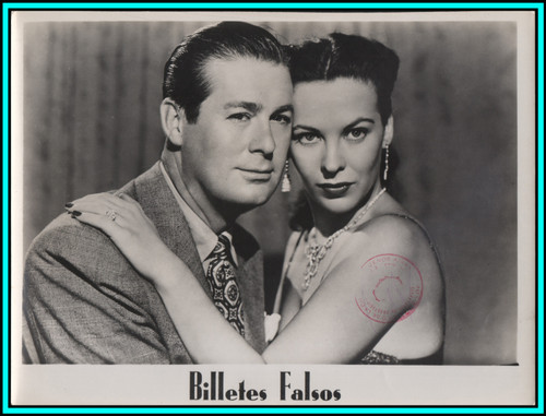 ANDREA KING & DON DEFORE in "South Side 1-1000" - Original Vintage Photo 1950
