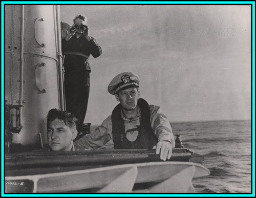 WILLIAM HOLDEN in "Submarine Command" - Original Vintage Photo 1951