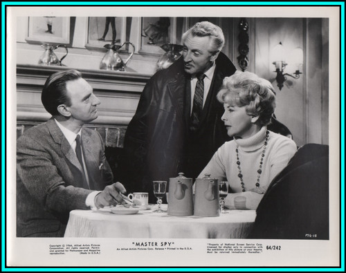 JUNE THORBURN & STEPHEN MURRAY in "Master Spy" - Original Vintage Photo 1963