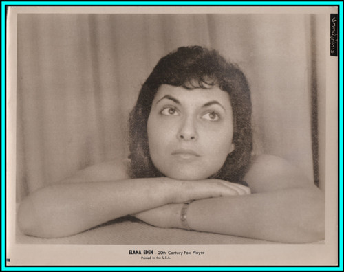 ELANA EDEN - Israeli Actress - Original Vintage PORTRAIT - 1960's
