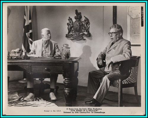 RICHARD HAYDN in "Five Weeks in a Balloon" - Original Vintage Photo 1962