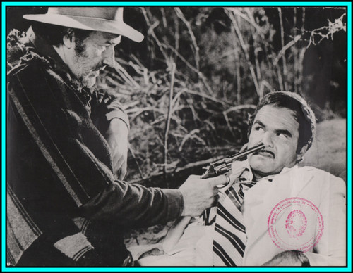 GENE HACKMAN & BURT REYNOLDS in "Lucky Lady" - Original Vintage Photo 1975