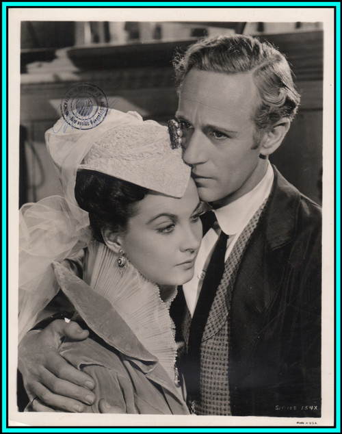 VIVIEN LEIGH & LESLIE HOWARD in "Gone with The Wind" - Original Vintage Photo 1939