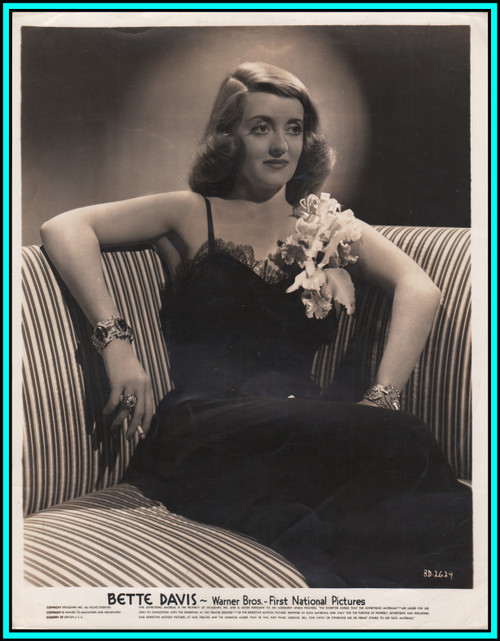 BETTE DAVIS - US Actress - Original Vintage Photograph - 1941