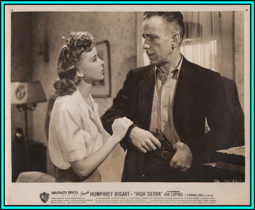 IDA LUPINO & HUMPREY BOGART in "High Sierra" - Original Vintage Photo 1941