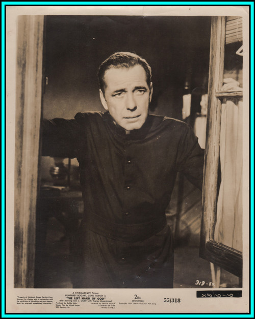 HUMPHREY BOGART in "The Left Hand of God" - Original Vintage PORTRAIT - 1955