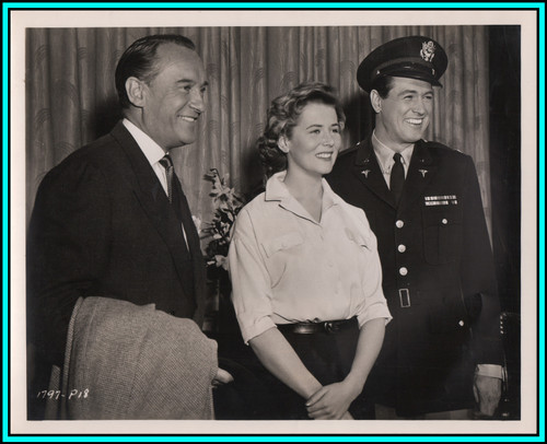 CORNELL BORCHERS & RUCK HUDSON in "Never Say Goodbye at The Set" - Photo 1956