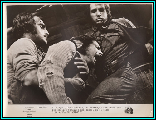 TONY ANTHONY in "Blindman" - Original Vintage Photograph - 1971