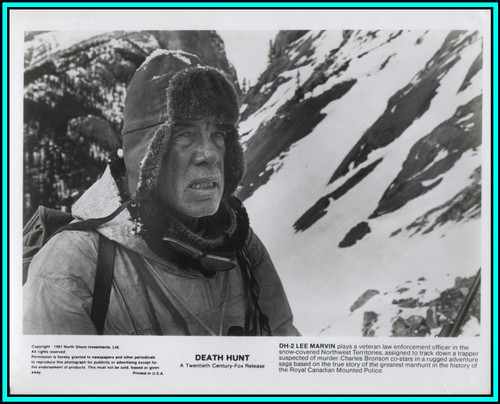 LEE MARVIN in "Death Hunt" - Original Vintage Photograph - 1981