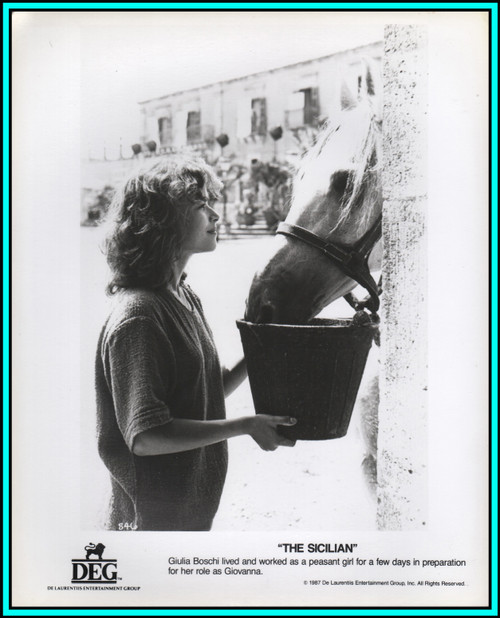 GIULIA BOSCHI in "The Sicilian" - Original Vintage Photograph - 1987