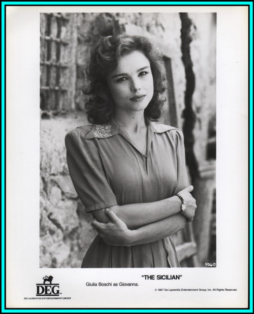 GIULIA BOSCHI in "The Sicilian" - Original Vintage PORTRAIT 1987