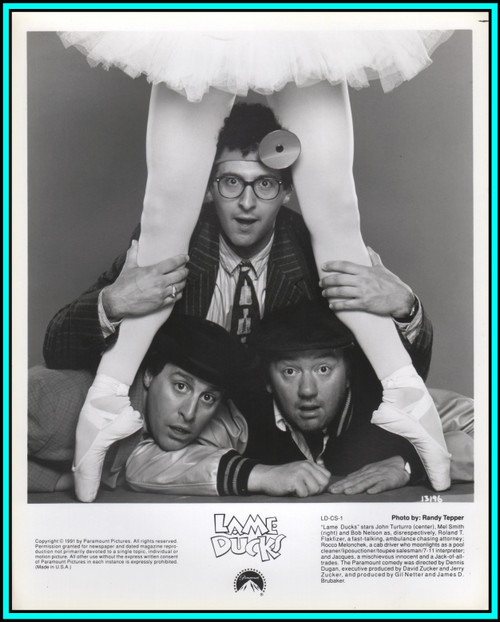 JOHN TURTURRO & MEL SMITH in "Lame Ducks" - Original Vintage Photo 1991